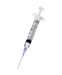 10 (TEN) 22G 1.5 3ml Syringe with Needle